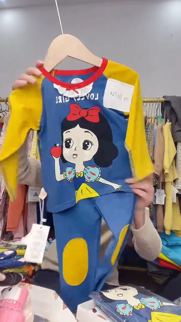 棉漂亮女孩蓝色110码