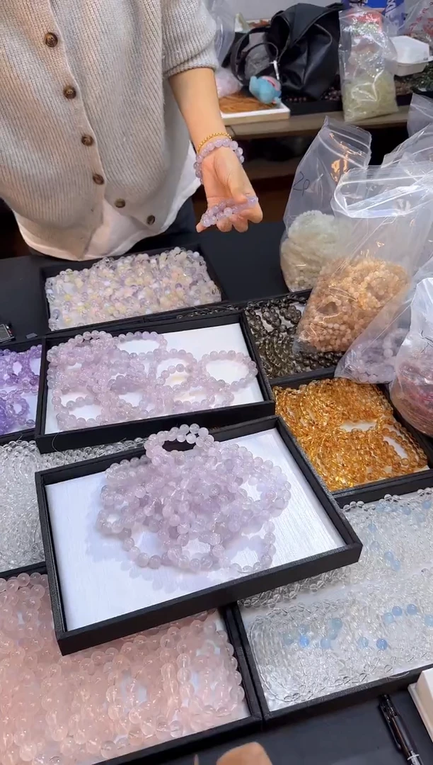 【闪购商品】水晶手串未镶嵌051/多样性发其一/卡12