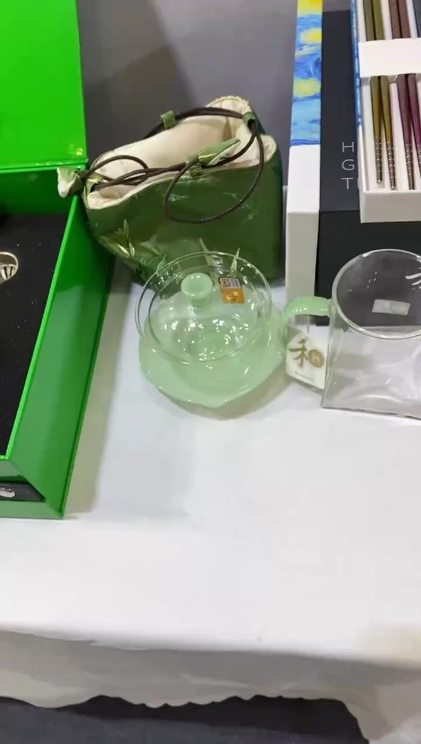 荷叶盖碗/浅玉+禾器/瀚然茶海/浅玉+茶事包