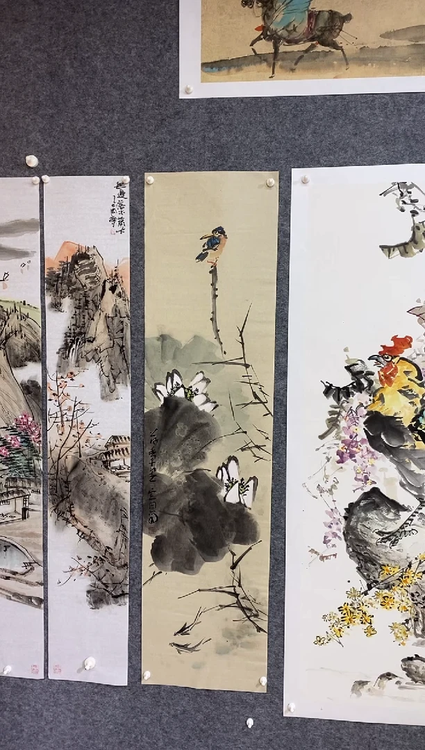 国画尚定固国画作品