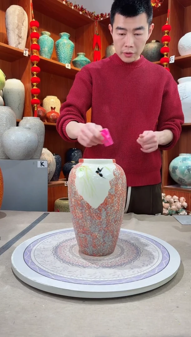 【闪购商品】瓶陶瓷花瓶 无花 微瑕 a793