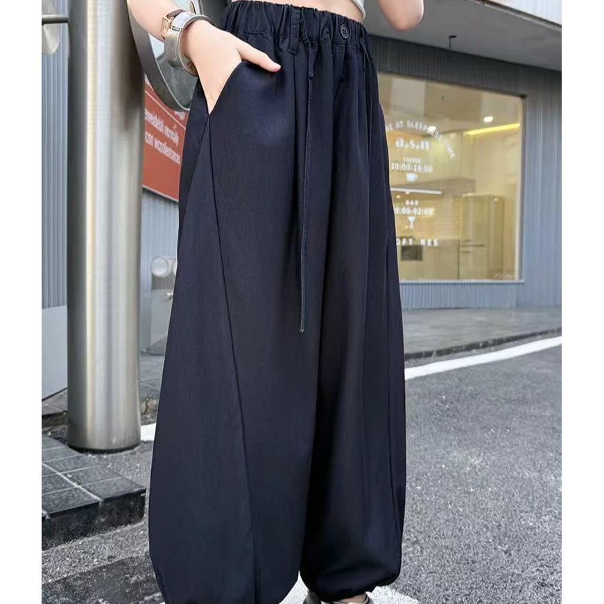 25116～高品质夏季女童休闲薄款长裤