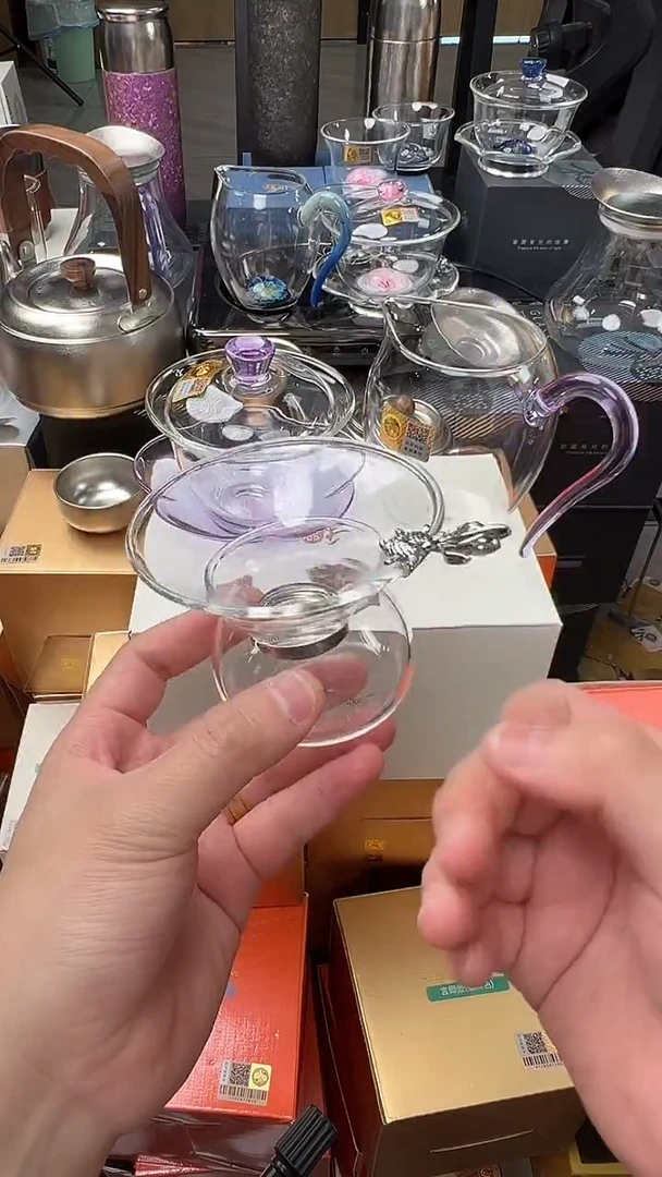 @@禾器晶彩银鱼茶漏