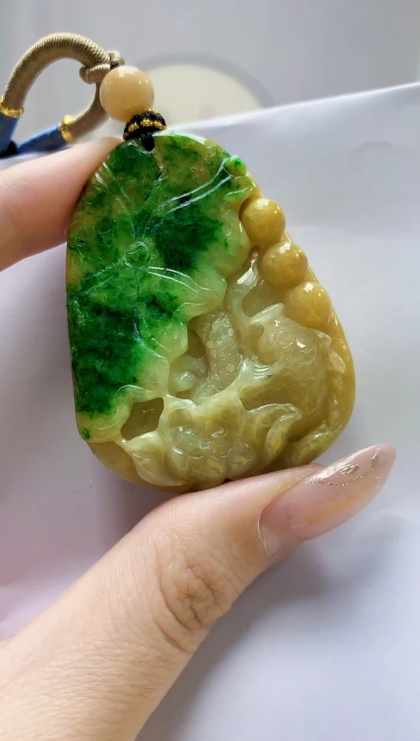 未镶嵌定制翡翠4917jw-毛货挂件69
