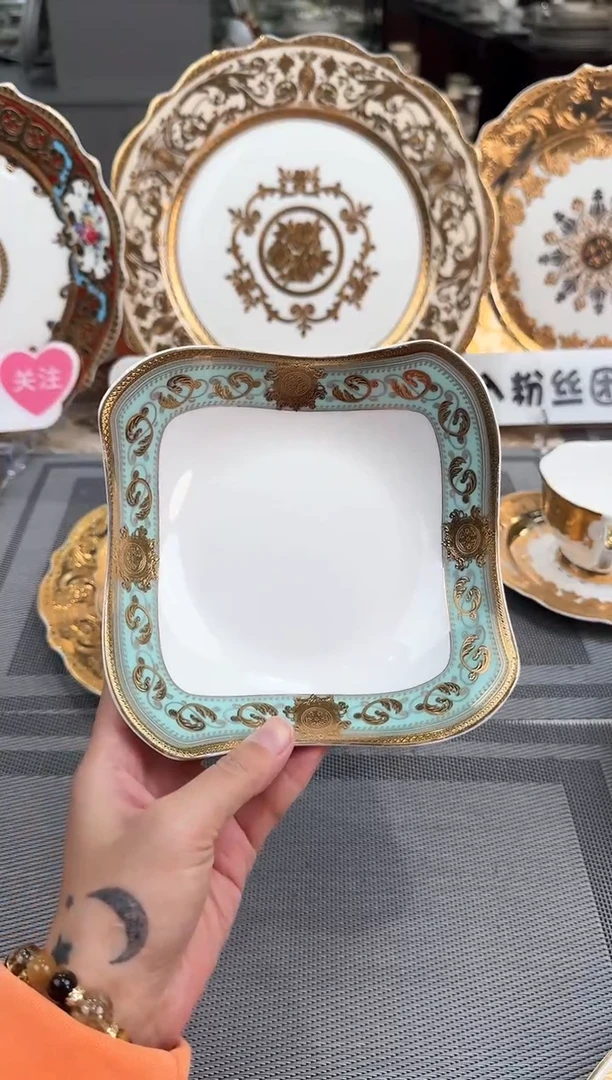 【闪购商品】瓷片6寸方形沙拉碗2个 春节活动福利价