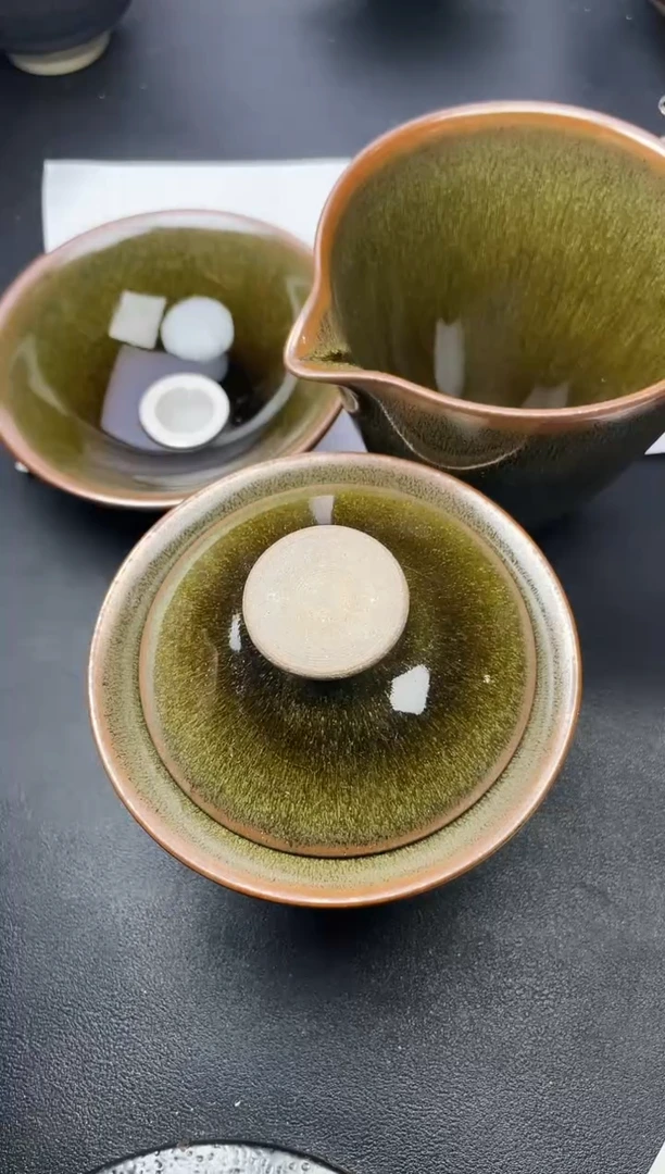 【闪购商品】茶盏196叶紫建盏叶紫