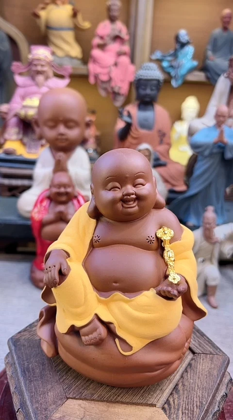 紫砂茶宠器闵茶宠摆件