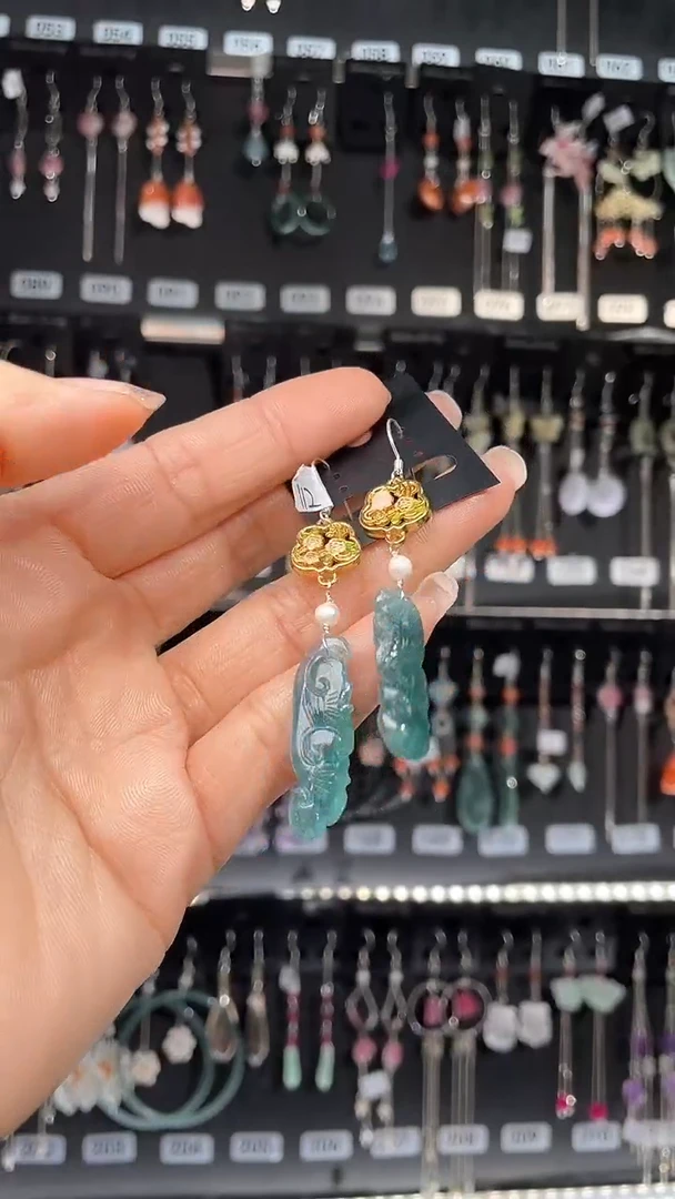 紫晶耳饰银S925镶嵌 雾绕空山2发1