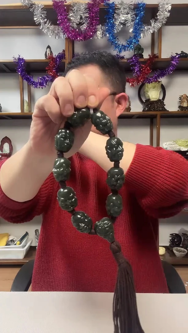 未镶嵌和田玉把件十八罗汉