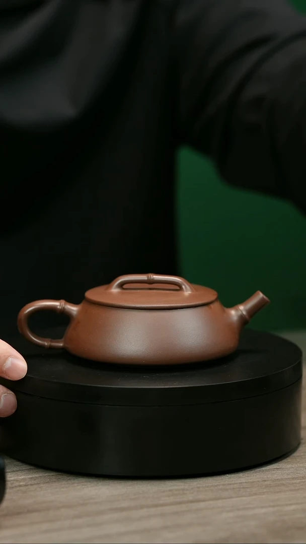 茶壶紫砂王*丈H1458赵信军竹节瓢