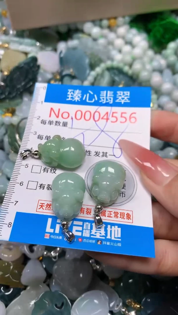 【闪购商品】翡翠颈饰未镶嵌含绳0004556