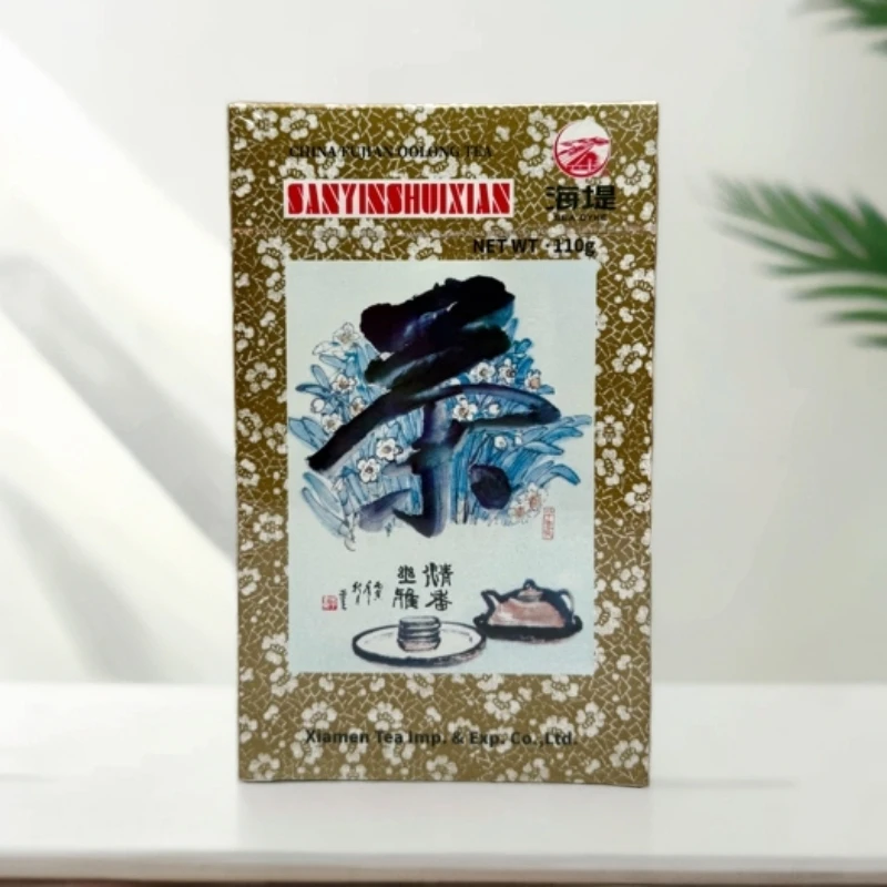 海堤茶叶三印醇厚水仙XT806足火乌龙茶武夷山浓香型110克盒袋装