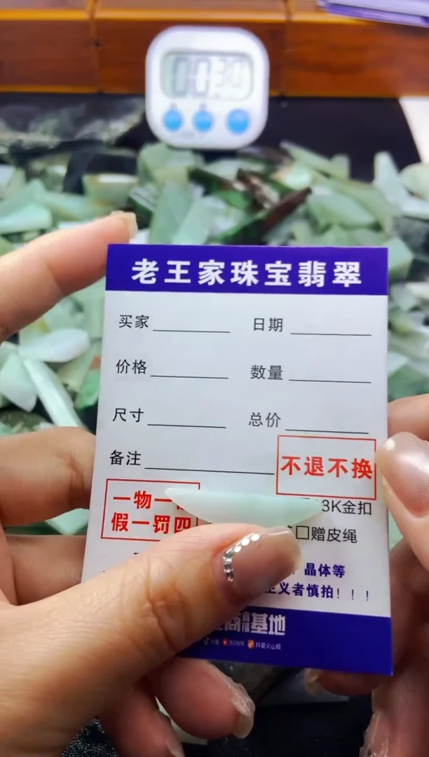 【闪购商品】翡翠颈饰未镶嵌料子