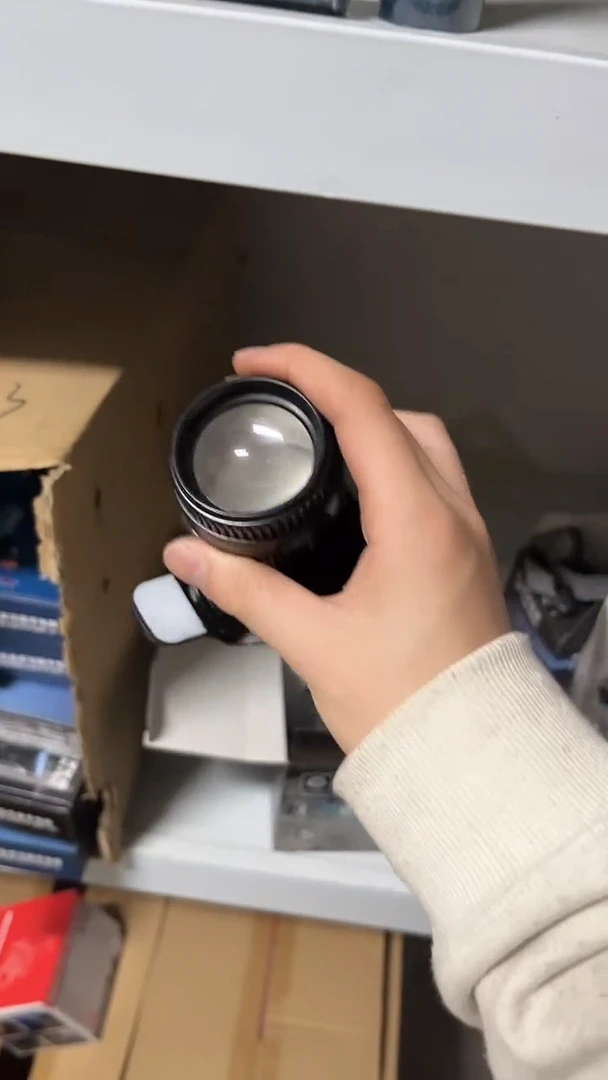 【三灯芯头灯】变焦远射挥手感应多光源白激光头灯