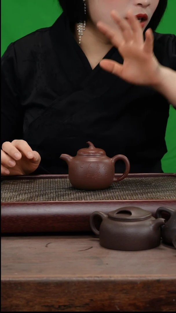 【闪购商品】紫砂茶壶全手工零添加底槽青茄段壶
