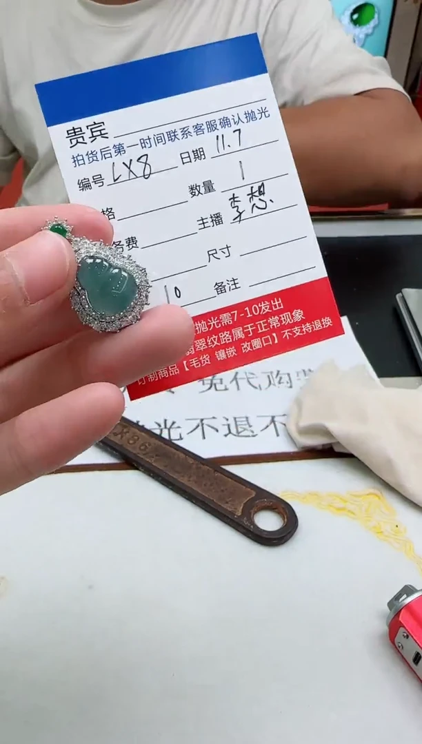 颈饰未镶嵌翡翠LX8翡翠吊坠-多样性发其一