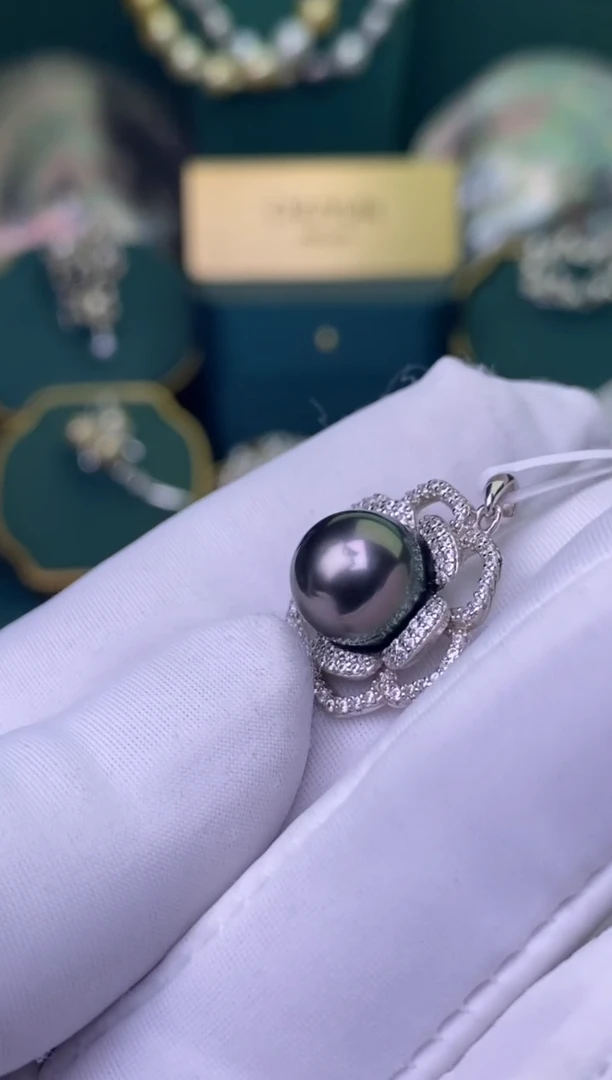 【闪购商品】海水珍珠颈饰银S925镶嵌1