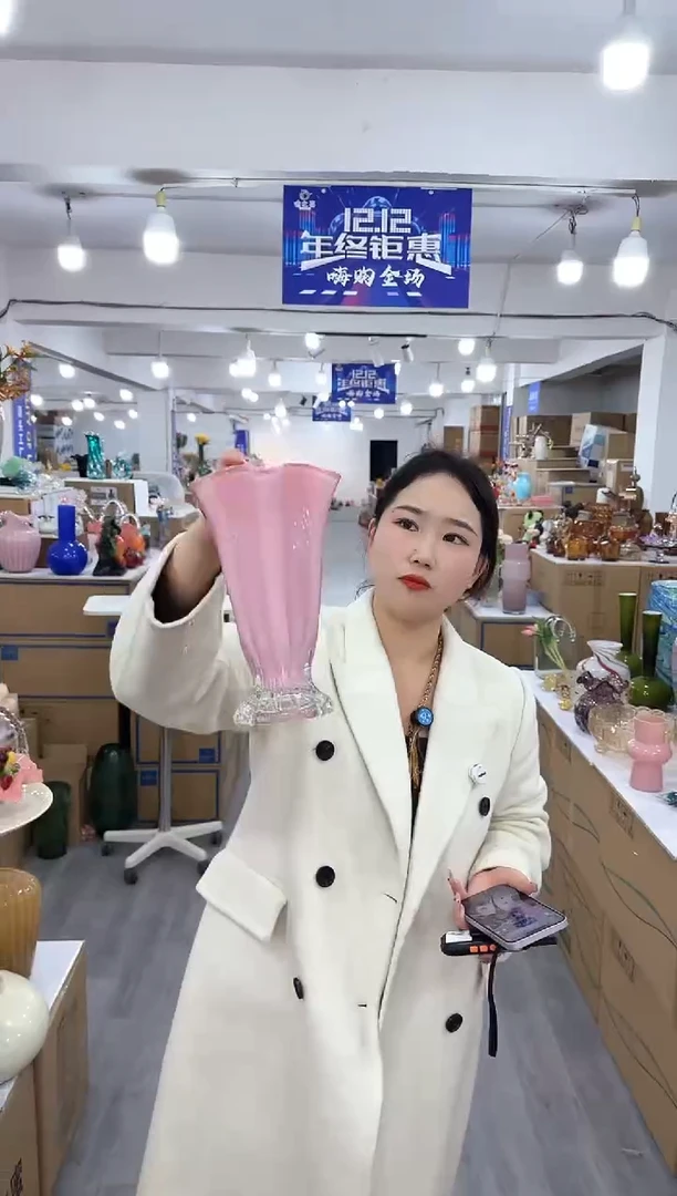 【闪购商品】无铅玻璃玖月花器F-品26