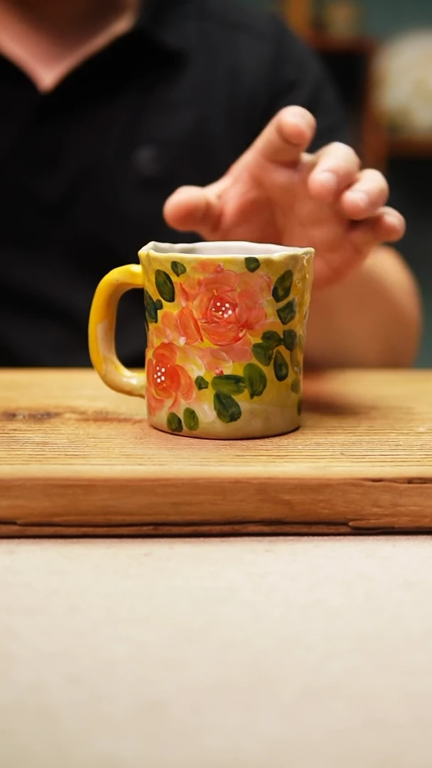 @@陶园瓷舍@@纯手工手绘@高温釉下彩