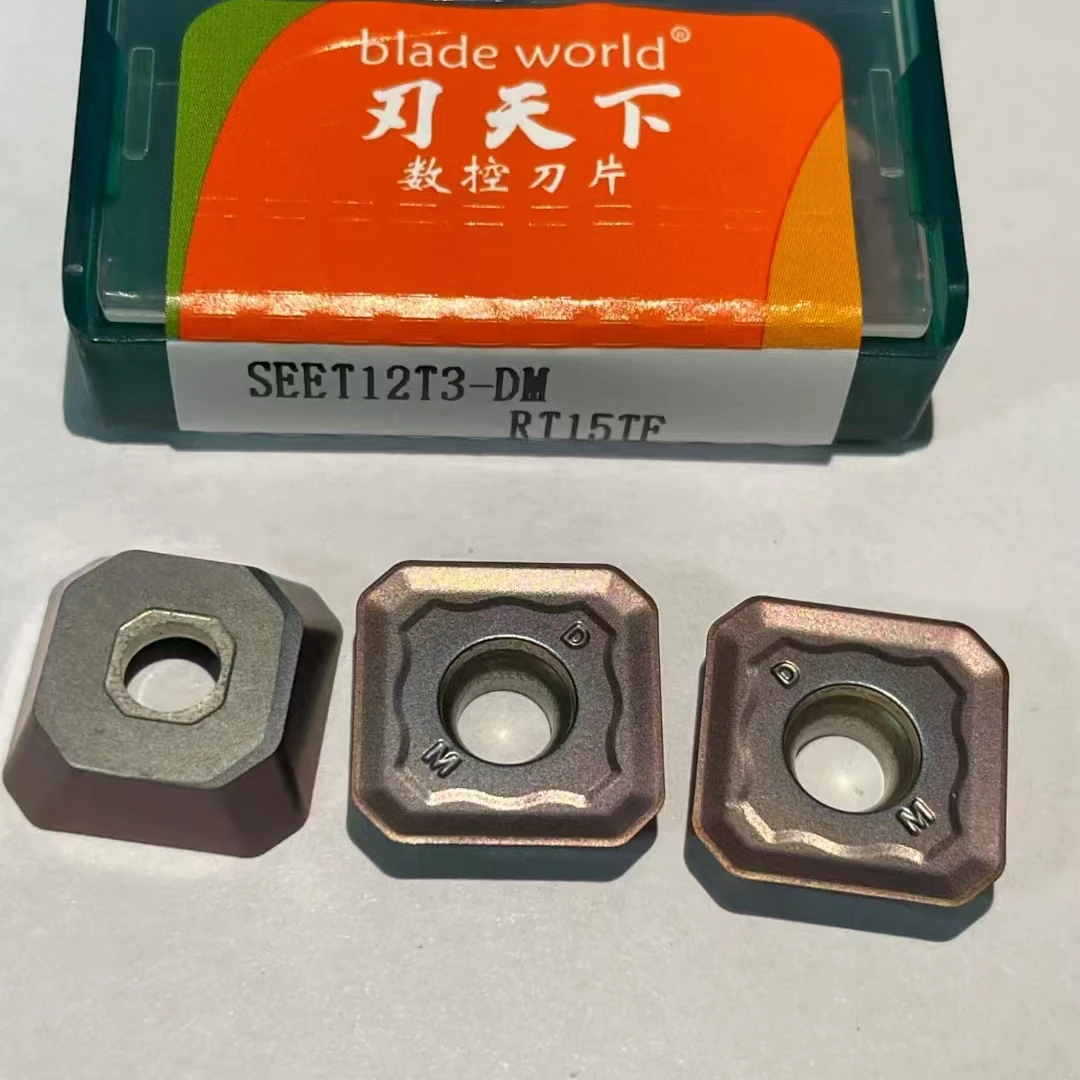 SEET12T3-DM刃天下正方形数控铣刀片 钢件不锈钢高硬淬火四方形