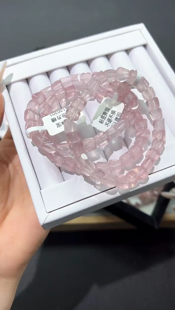 水晶手串未镶嵌54N多样性发其一【1条】默认微瑕7mm