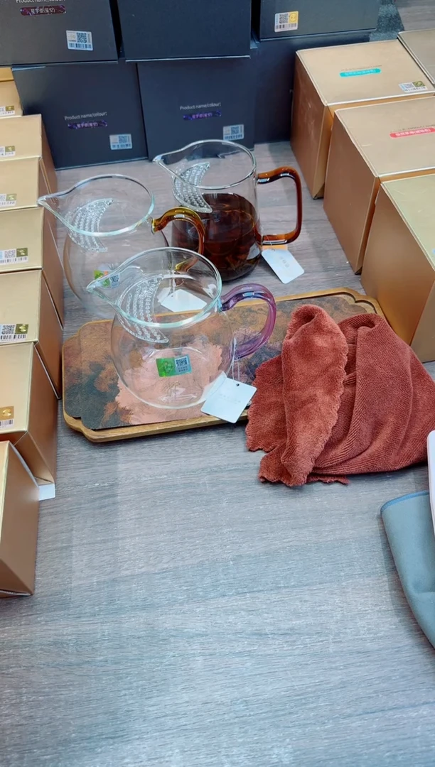 禾器金标观禄煮茶器紫+茶巾