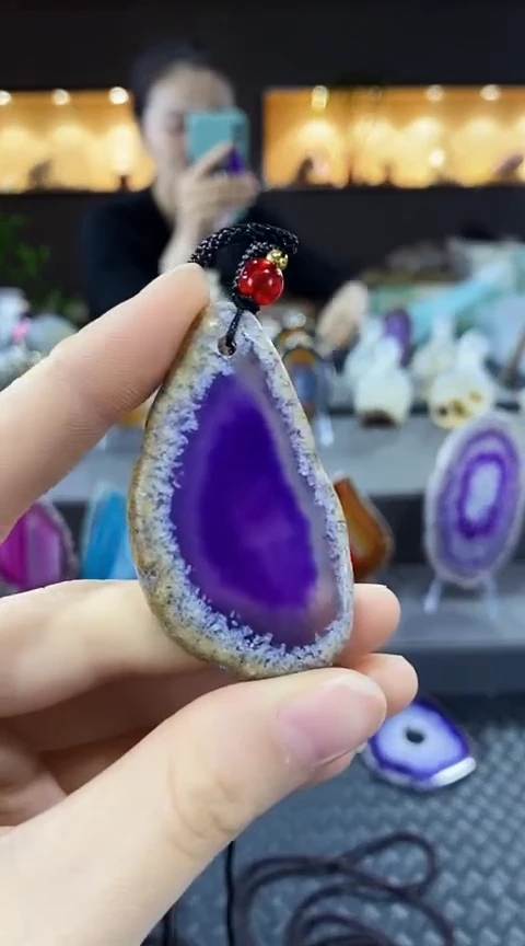 未镶嵌颈饰玛瑙/玉髓婉*玛瑙