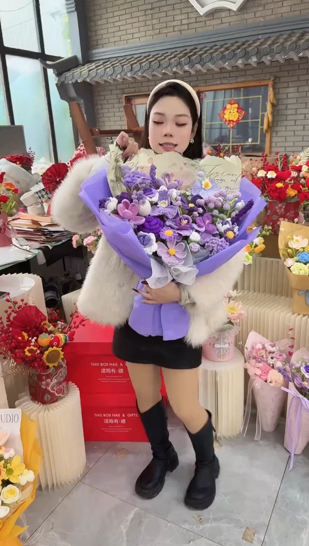 非遗手工定制花束，孤品清仓！