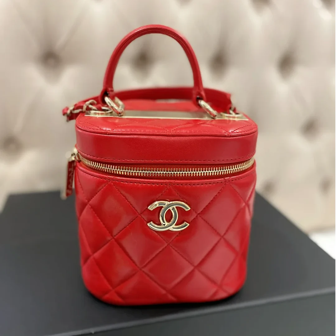 全新未使用 Chanel/香奈儿 【国现】经典trendy cc系列正红水桶包