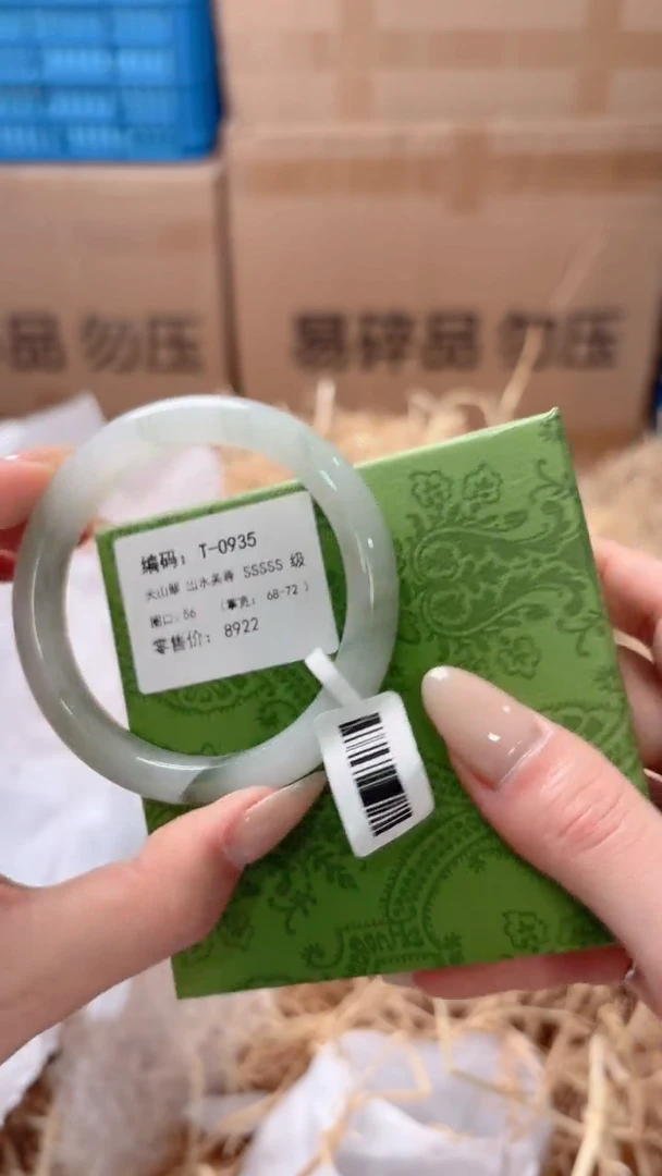 未镶嵌手镯石英质玉T-0935