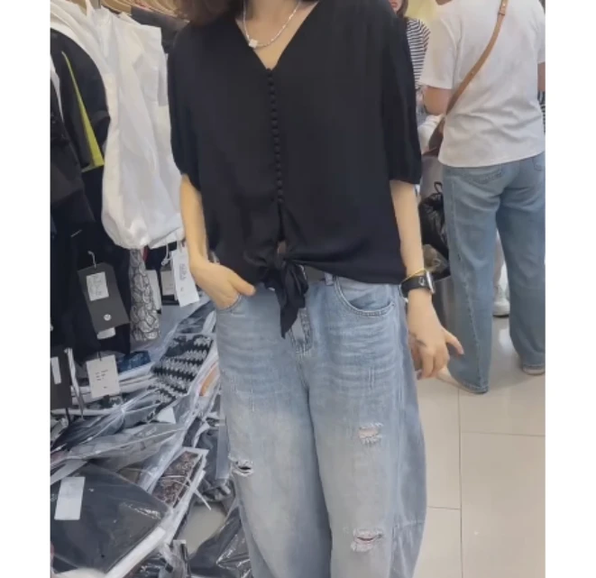 2025夏季时尚潮流百搭精品女装张AE988