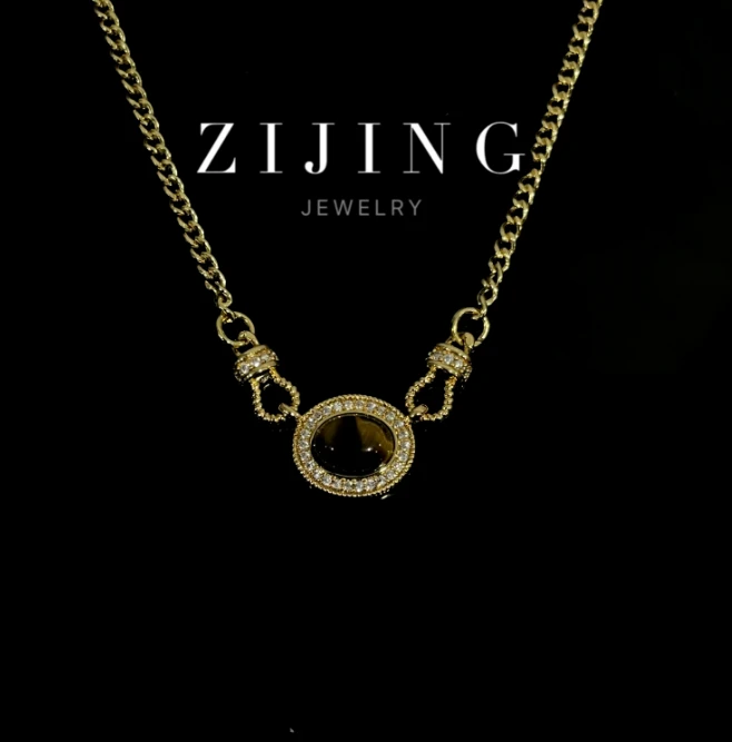 铜合金项链 CC4742高定系列 项链44+6CM