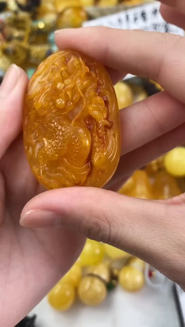 裸石琥珀未镶嵌天然琥珀蜜蜡