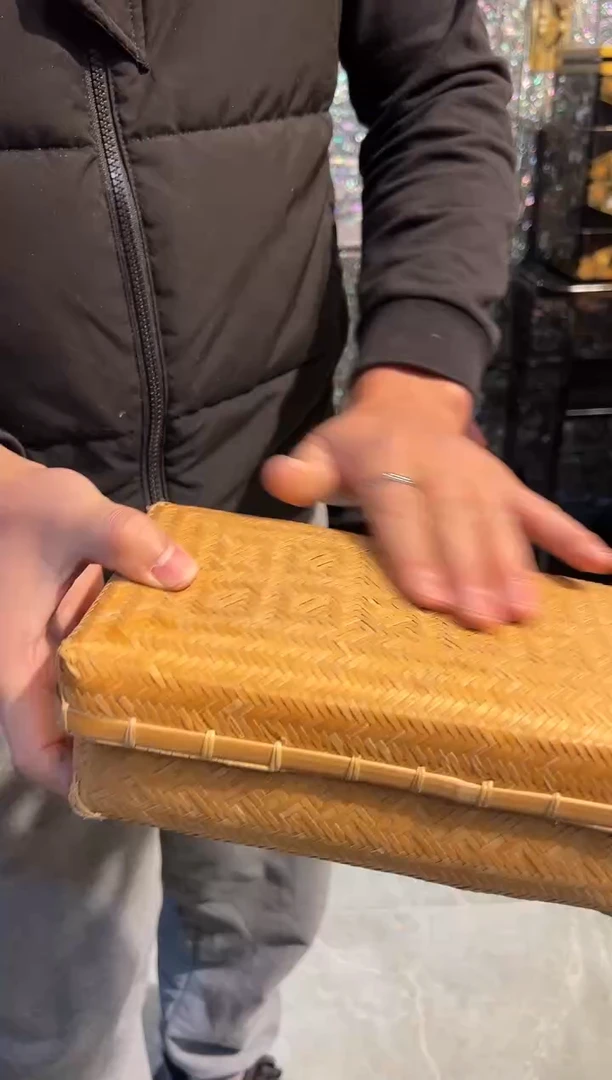 竹编 收纳盒 大漆漆器大漆漆器