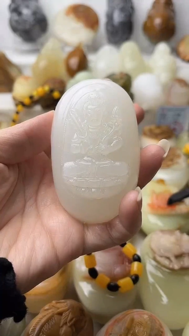 石材古青石棉纹正常不退换虚空藏