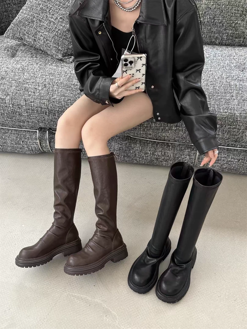 （1）欧美佳新款时尚长靴2055-2（薄绒）