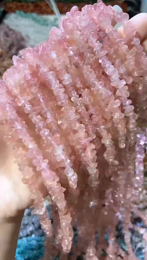 水晶珠宝半成品未镶嵌草莓晶