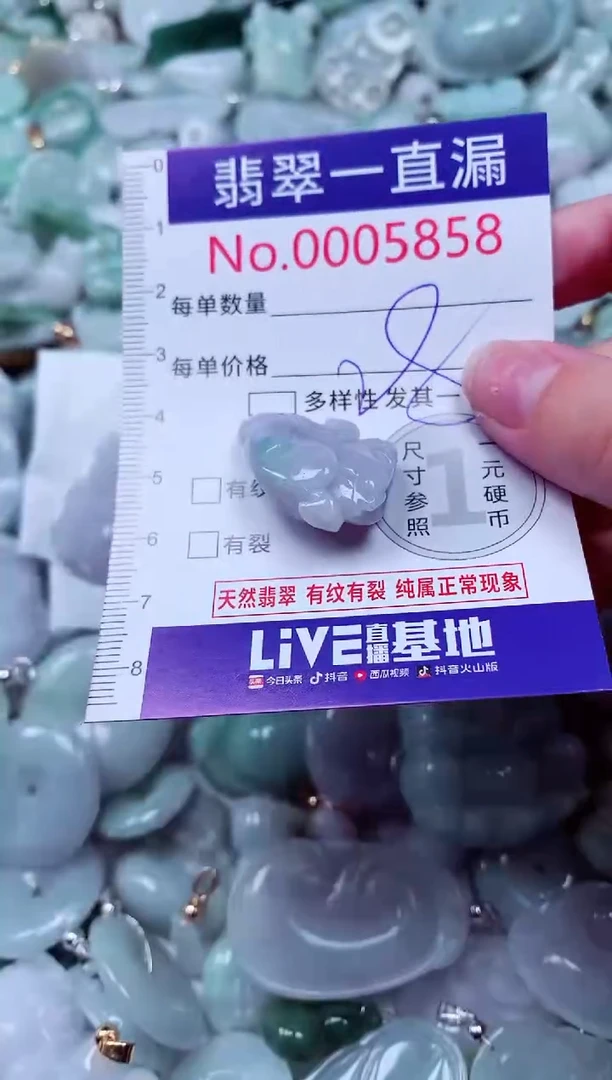吊坠(不含链)未镶嵌翡翠5858