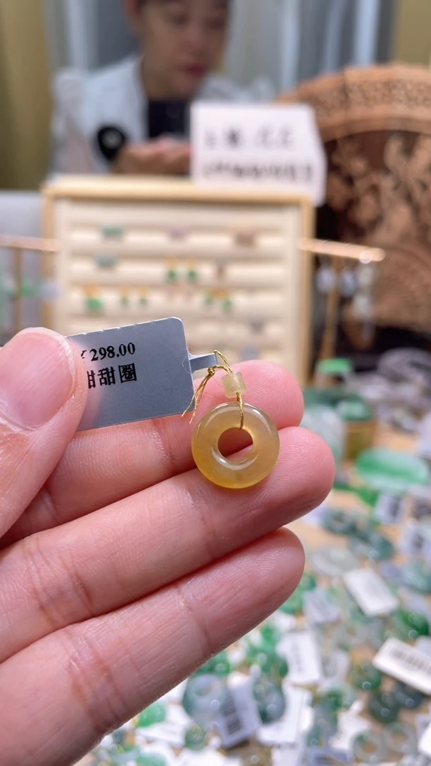 颈饰未镶嵌翡翠甜甜圈