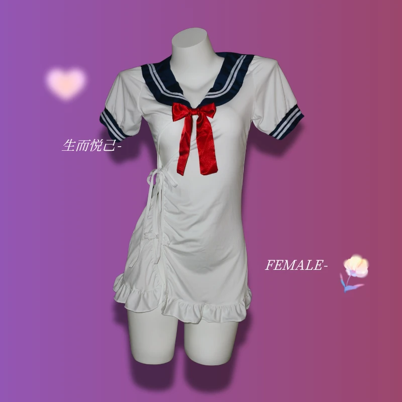 【生而悦己】软妹睡裙jk清纯水手服日系软妹纯欲显瘦纯欲学生妹套装