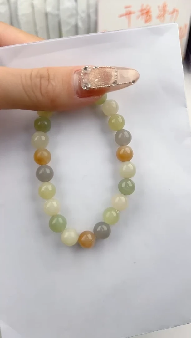 【闪购商品】和田玉手链未镶嵌1颜色微差无瑕疵