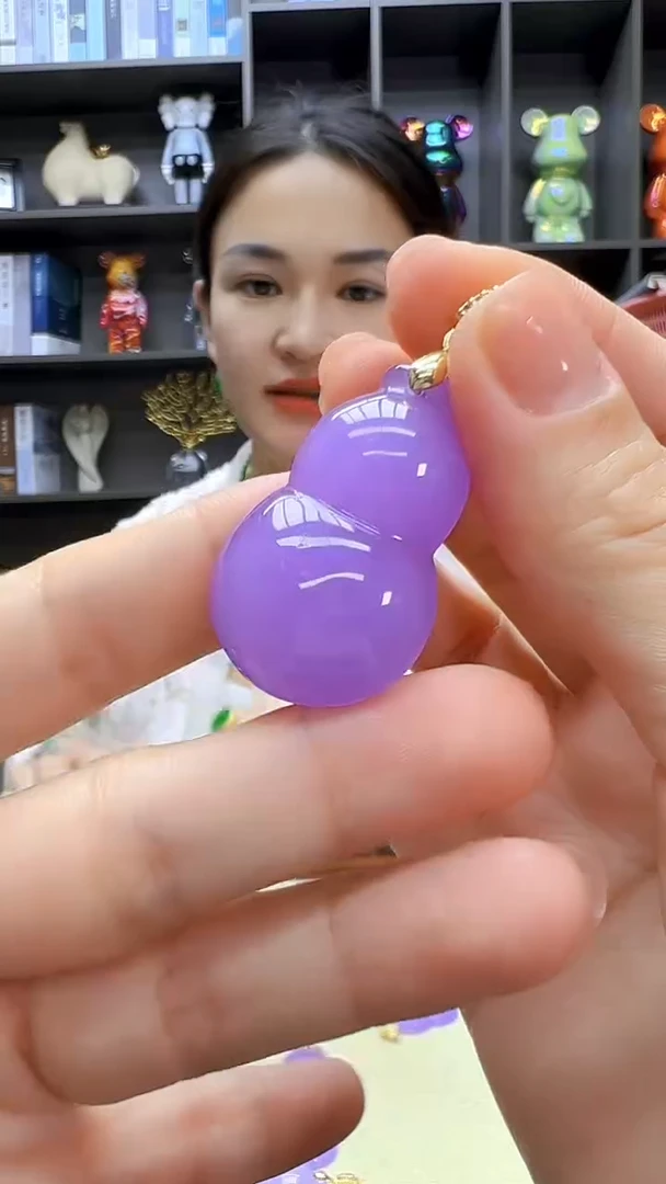 翡翠14K金镶嵌颈饰丹丹diy劲饰