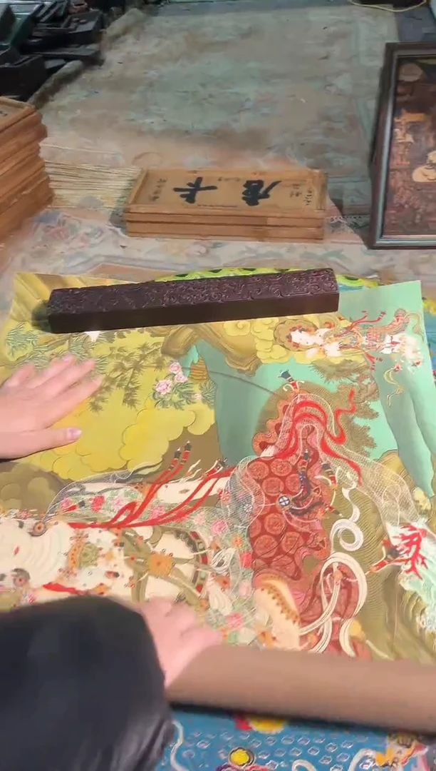 卷轴画卷轴画旭旭的唐卡