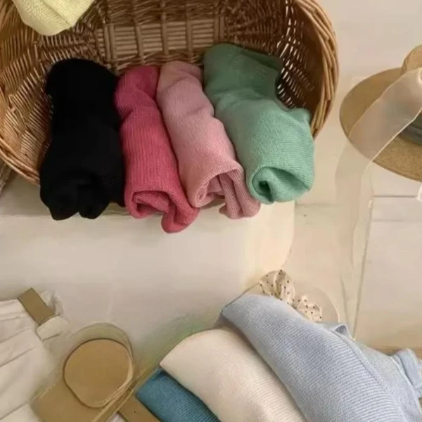 系透气柔软多巴胺圆领套头针织罩衫女春夏宽松洋气净版百搭上衣