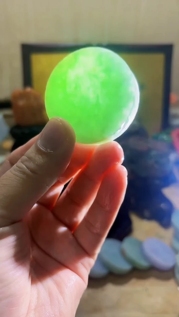 颈饰未镶嵌翡翠A货常星5215