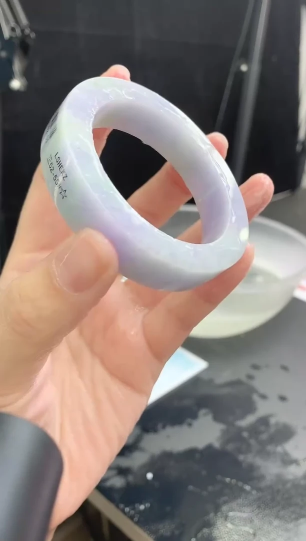 【闪购商品】定制翡翠手镯未镶嵌46 53-56正