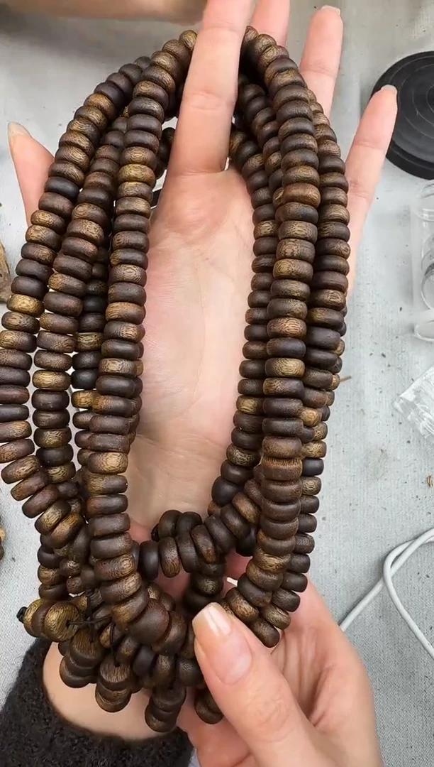 沉香手串1233紫棋算盘珠双圈多样性发一