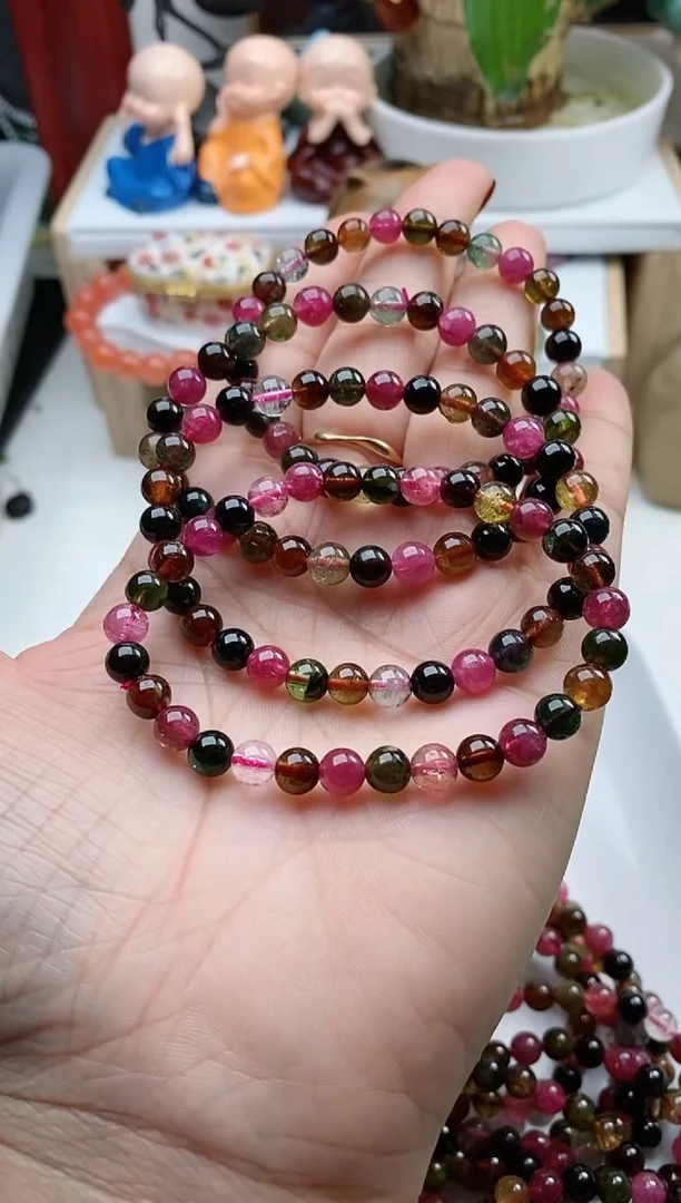 【闪购商品】碧玺手串未镶嵌A5多样性发其一