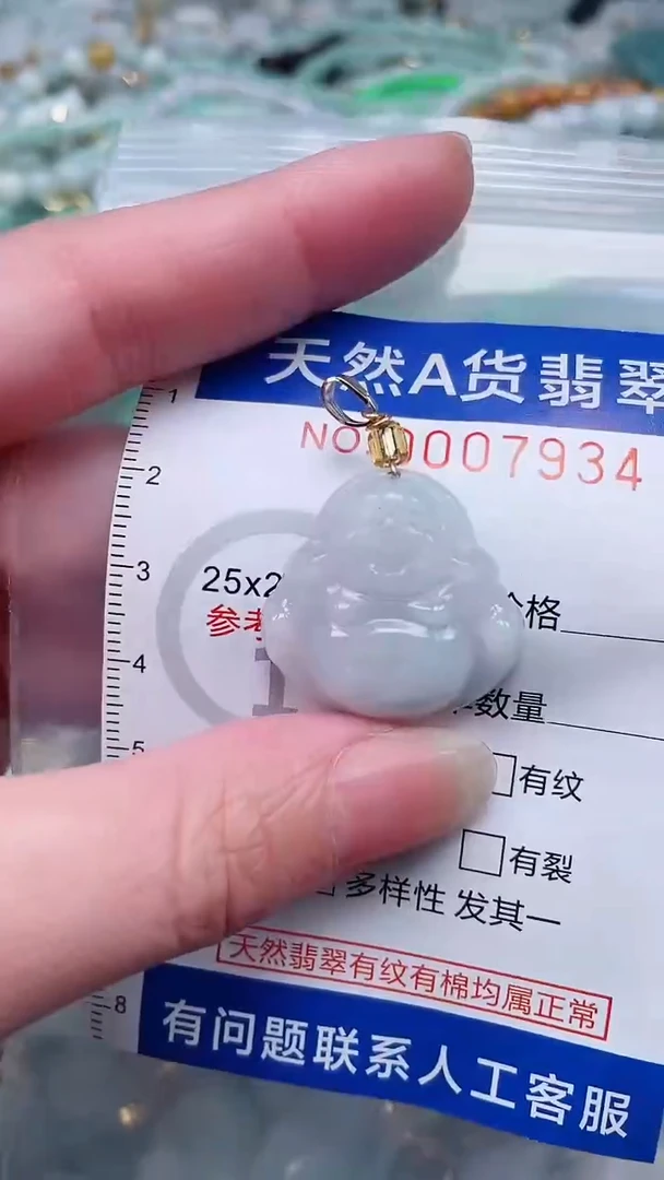 翡翠未镶嵌吊坠(不含链)1
