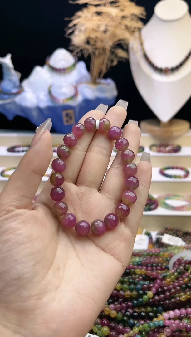 【闪购商品】碧玺/未镶嵌J9mm+碧玺单圈多样性发货